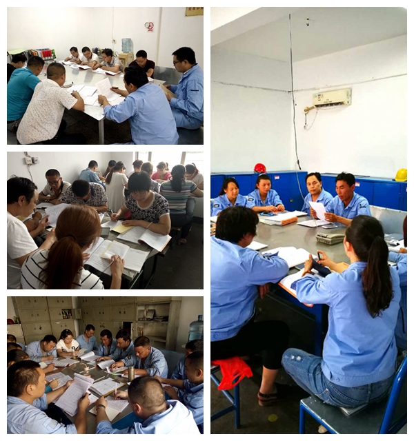 全員百日學“三規(guī)”活動現場（二鋁）